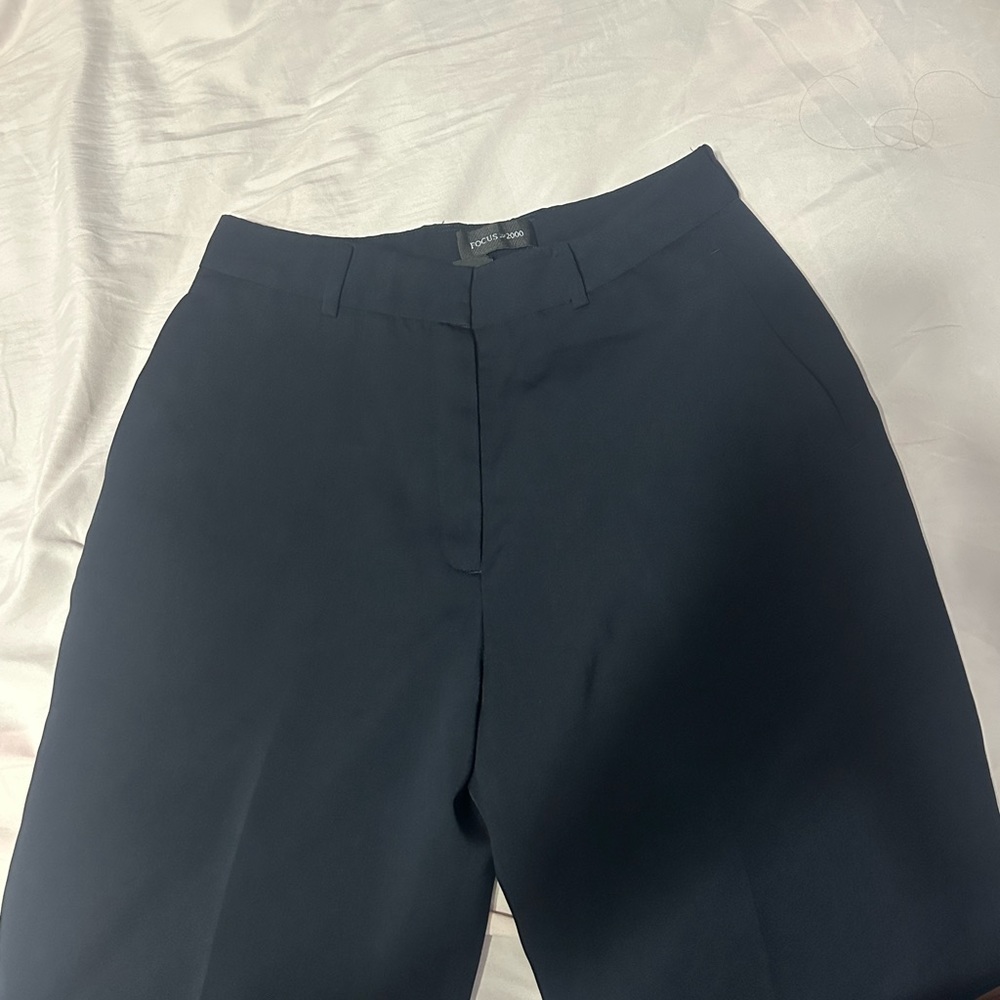 Focus 2000 Navy Straight-Leg Dress Pants